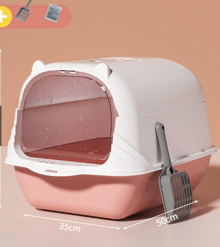 Caixa de Areia Fechada Grande para Gatos com Filtro Antiodor