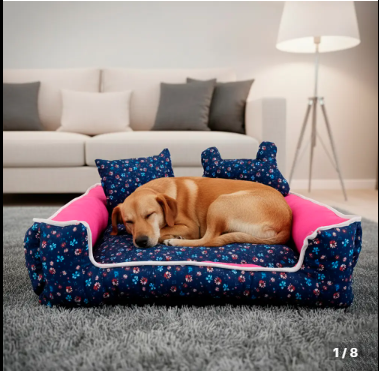 Cama Pet Onix Extra Grande Quadrada Impermeável