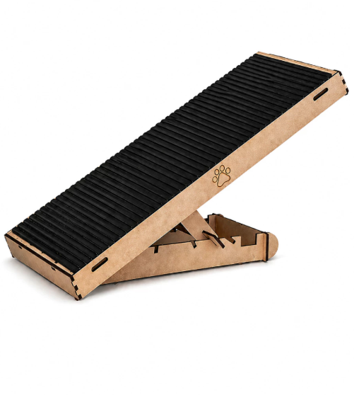 Rampa de MDF Para Cachorros Antiderrapante Madeira Resistente