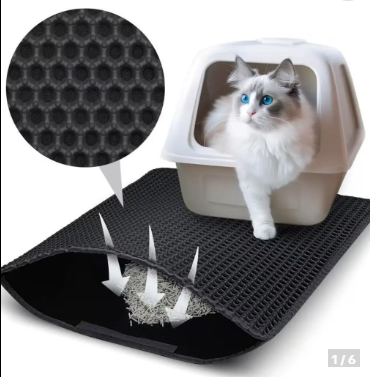 Tapete Higiênico Para Gato Coletor De Areia Higiênico Limpa Patas